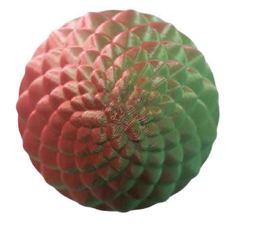 Filament PLA Silk rouge vert Bubblee