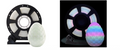 Filament PLA fluorescent arc-en-ciel Bubblee