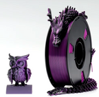 Filament PLA Silk noir violet Bubblee