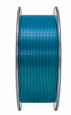 Filament PLA Silk bleu vert Bubblee