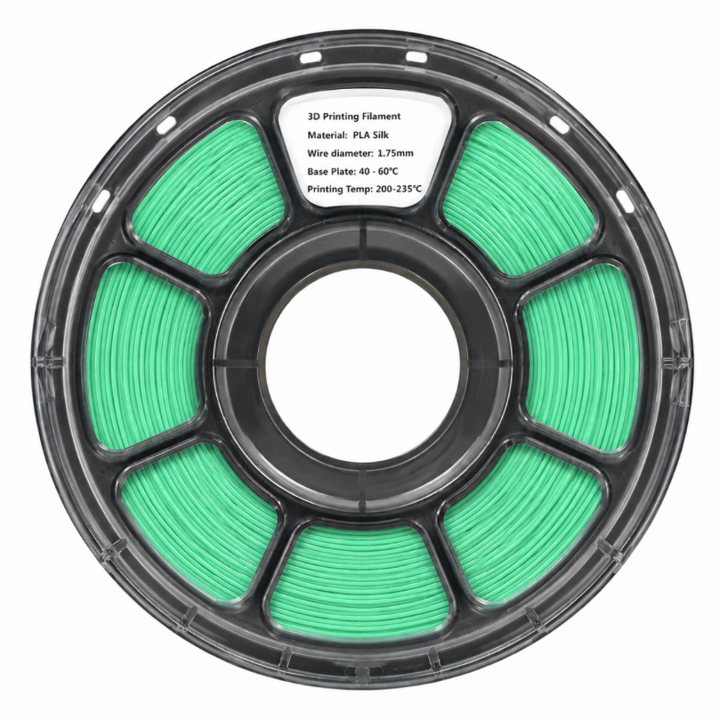 Filament PLA Silk bleu vert Bubblee