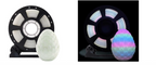 Filament PLA fluorescent arc-en-ciel Bubblee