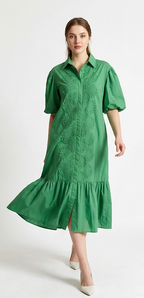 Robe grande taille coton - robe mi-longue inclusive Bubblee Paris. Bubblee grossiste , bubblee vetement , bubblee robe , bubblee fashion , bubblee paris 