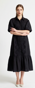 Robe grande taille coton - robe mi-longue inclusive Bubblee Paris. Bubblee grossiste , bubblee vetement , bubblee robe , bubblee fashion , bubblee paris 