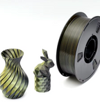 Filament PLA Silk noir jaune Bubblee