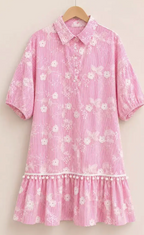 Robe grande taille coton - robe mi-longue inclusive Bubblee Paris. Bubblee grossiste , bubblee vetement , bubblee robe , bubblee fashion , bubblee paris 