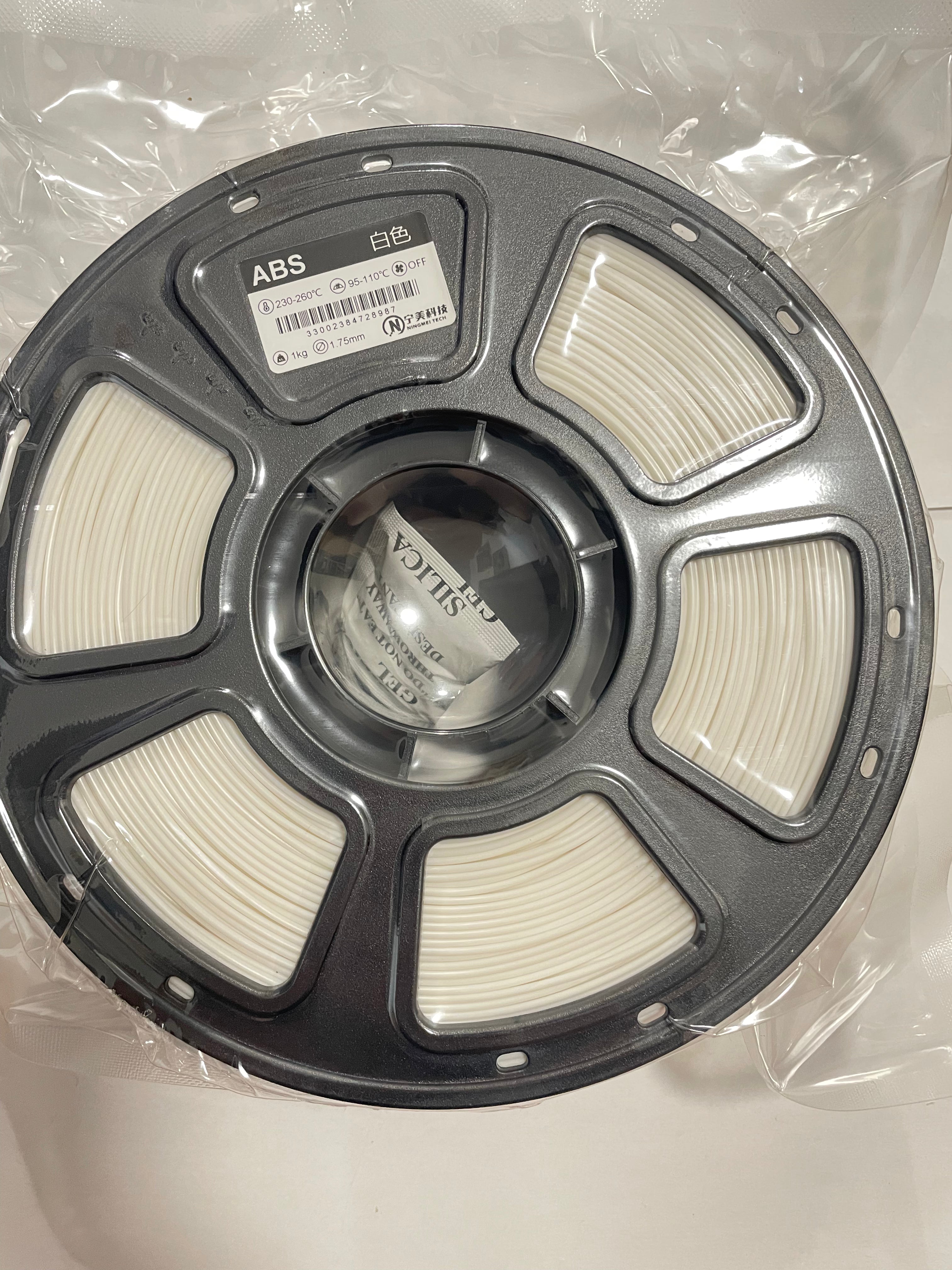 Filament ABS blanc Bubblee
