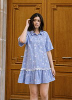 Robe grande taille coton - robe mi-longue inclusive Bubblee Paris. Bubblee grossiste , bubblee vetement , bubblee robe , bubblee fashion , bubblee paris 